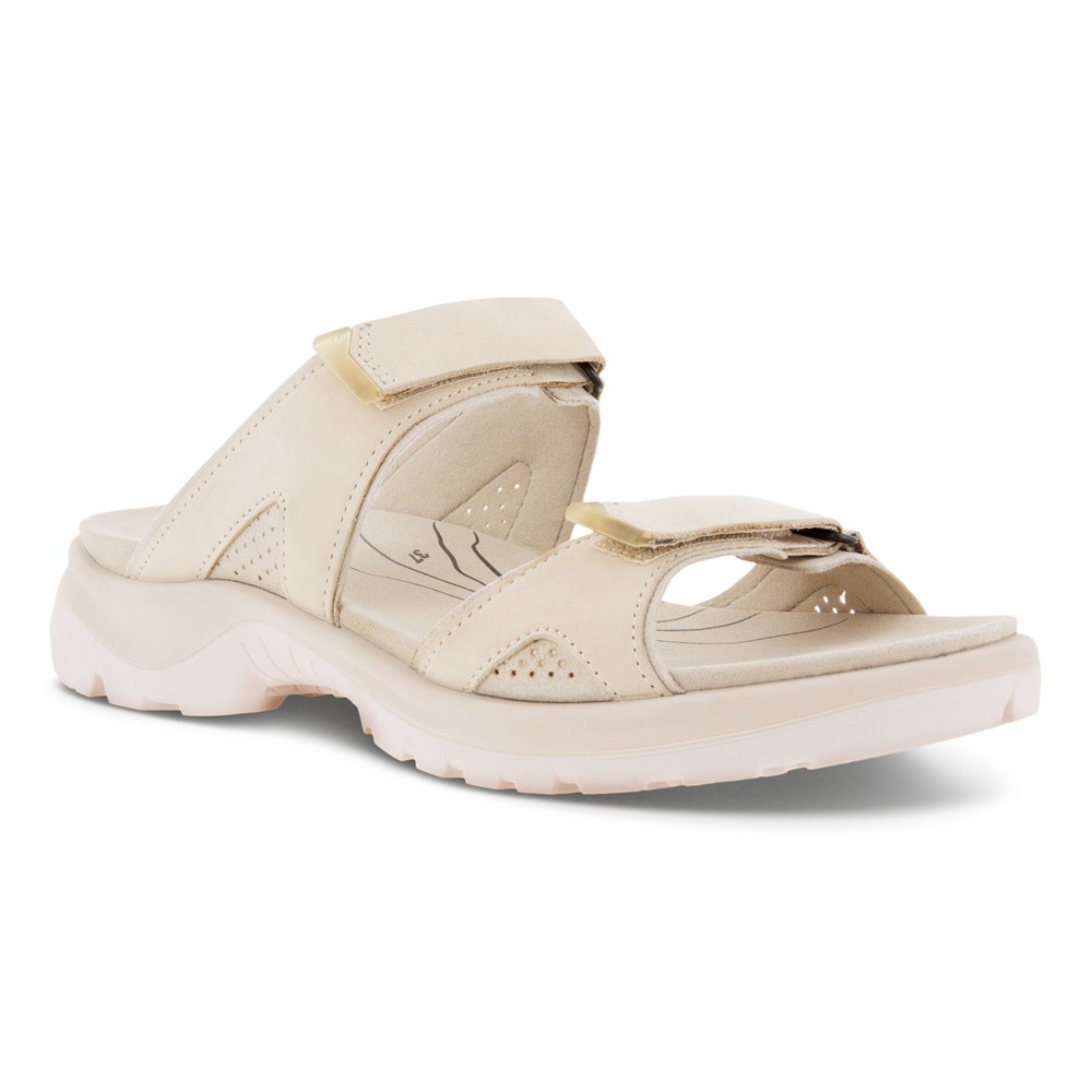 Womens Slides - ECCO Yucatan 2.0 - Beige - 1856RVLXW